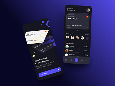 📱 E-bank mobile app | Hyperactive bank account branding e banking e wallet finances fintech hyperactive investment mobile mobile app mobile design product design transferrence typography ui ux web design