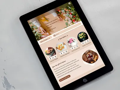 Lily, Flower delivery website design figma mockup responsive ui ui design web design website