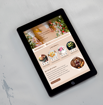 Lily, Flower delivery website design figma mockup responsive ui ui design web design website