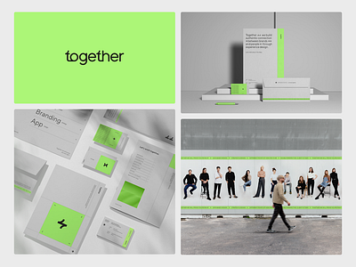 Together - Digital Agency branding design graphic design illustration logo typography ui ux vector