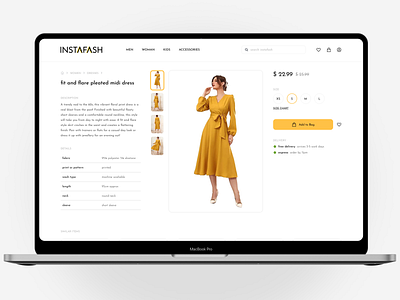 Instafash - Fashion Apparel appareal clothing ecommerce ecommerce details fashion fashion tech manufacturing order order details product product details