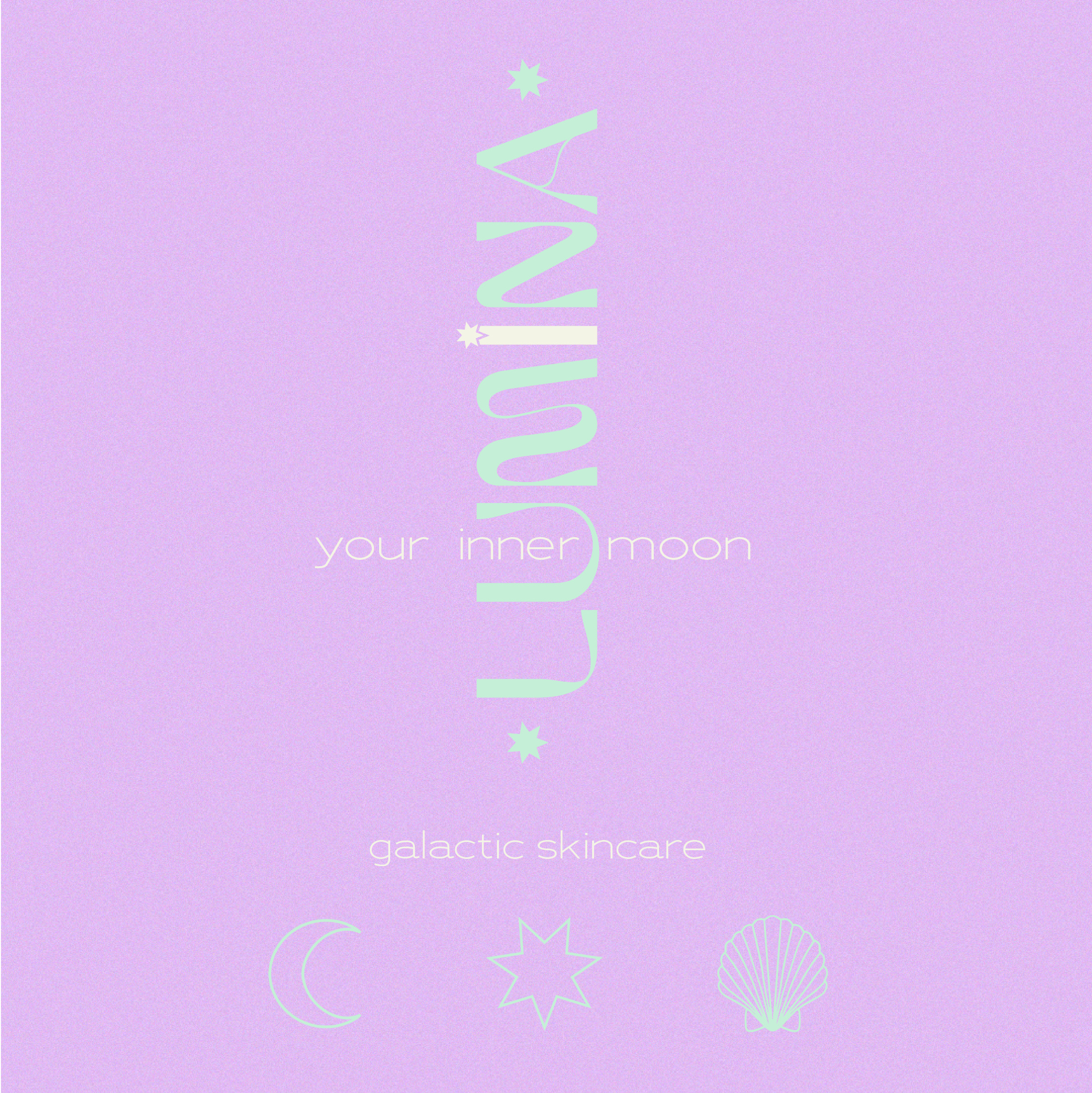 Lumina galactic skincare beauty brand beuty branding brand guidelines brand identity branding delicate logo ethereal feminine logo graphic design logo logo design pastel logo skincare brand whimsical brand
