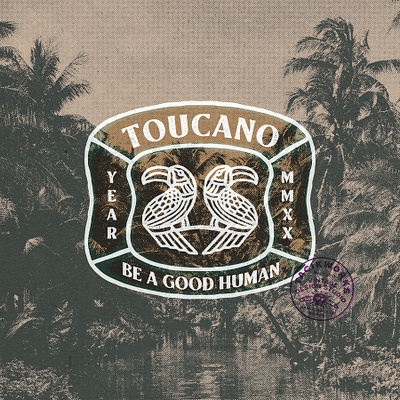 Toucano artist badge badges design clothing branding custom design customillustration design design for sale graphic design illustration logo typography vector vintage