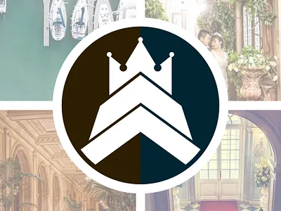 Royal Stay brand brand design brand identity branding branding design building crown design graphic design illustration logo royal