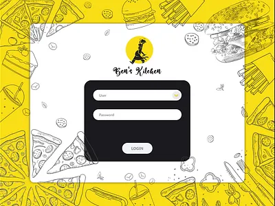 POS System : Login adobe animation behance dribbble pos ui ux xd