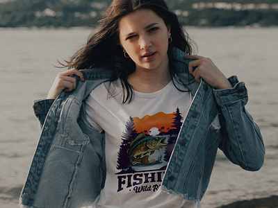 FISHING T-SHIRT DESIGN | FISHING TEE | FREE MOCKUP DOWNLOAD fashion fish fish t shirt fish tee fish tshirt fish tshirt design fish tshirts fishing fishing t shirts fishing tee design fishing tee designs fishing tshirt fishing tshirt quotes fishing tshirts illustration logo print ready fish tee tee tshirt design typography