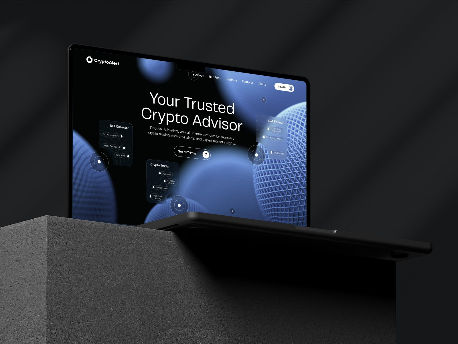 Crypto Trading Web Design UI by Linur for Eloqwnt on Dribbble