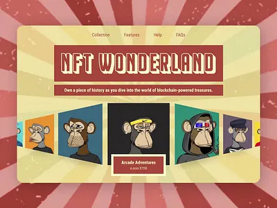 Retro NFT Marketplace | Day 40 | Build 2.0 90 day ui challange animation branding design graphic design illustration ui ux