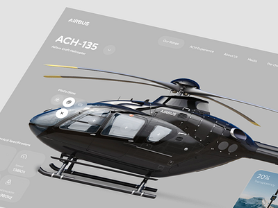 Airbus Configurator - Helicopter Customizer aircraft airplane app configuration configurator design flight fly jet software ux uxdesign vehicle web