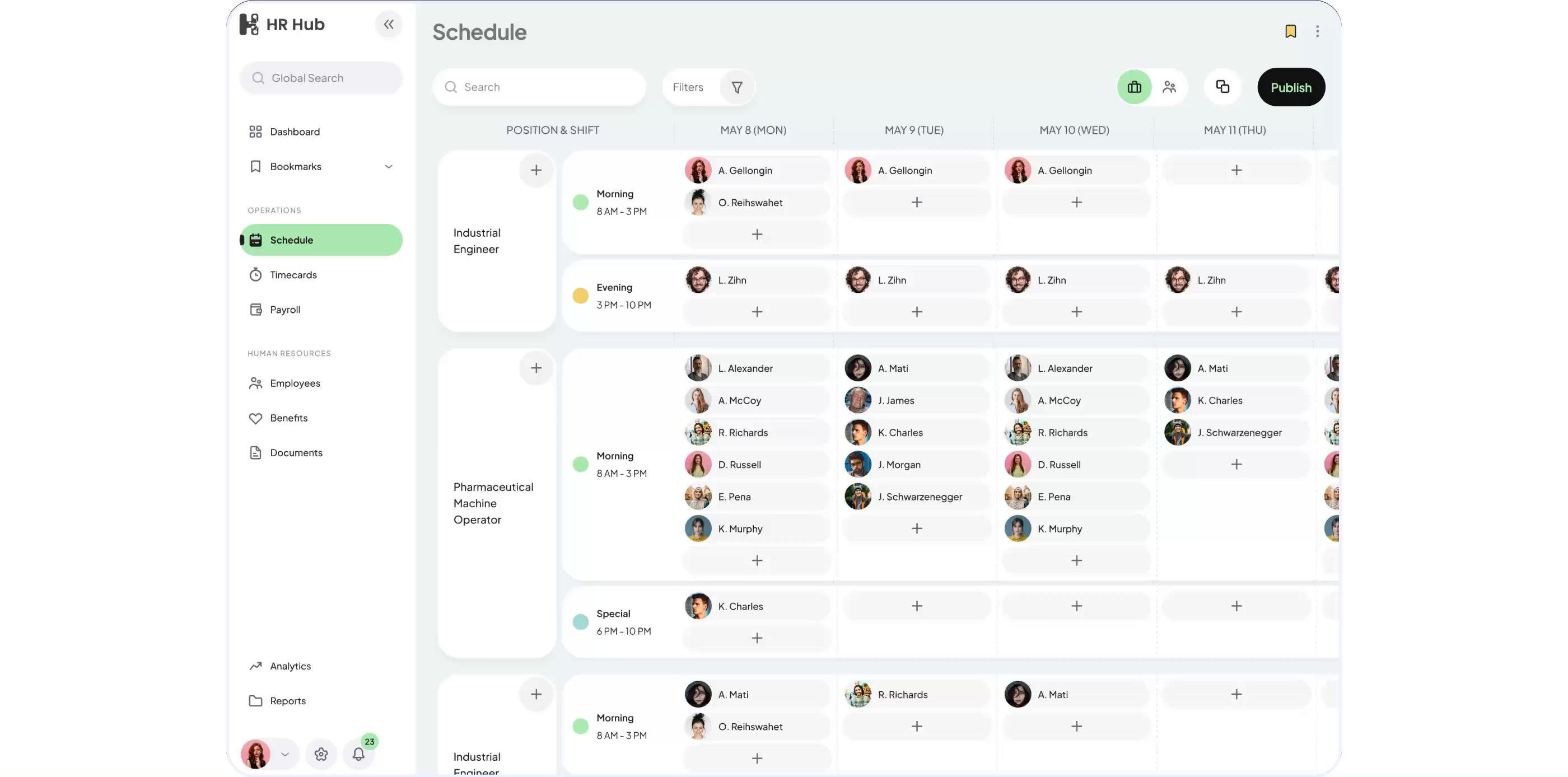 Example of Saa S UI/UX Design