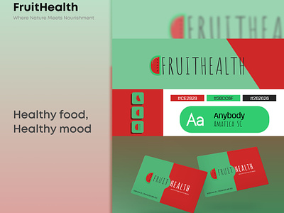 FruitHealth | Branding Concept brand brand design branding branding design business logo concept concept art design fruit graphic design health identity illustration logo minimal visual identity