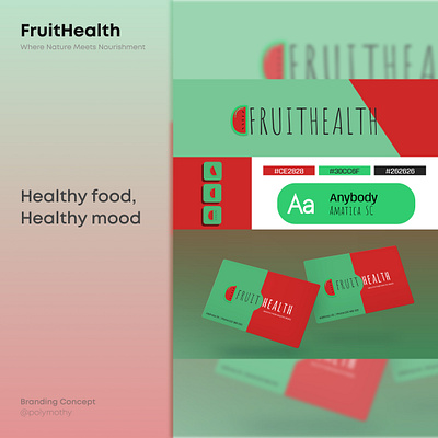 FruitHealth | Branding Concept brand brand design branding branding design business logo concept concept art design fruit graphic design health identity illustration logo minimal visual identity
