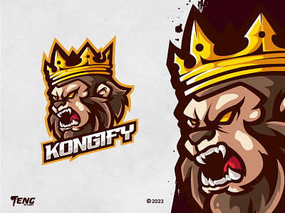 Kongify - mascot logo character branding cartoon character design esport logo mascot sport team twitch