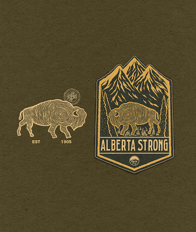 Alberta Strong branding company brand logo company branding company logo design graphic design illustration logo typeface ui