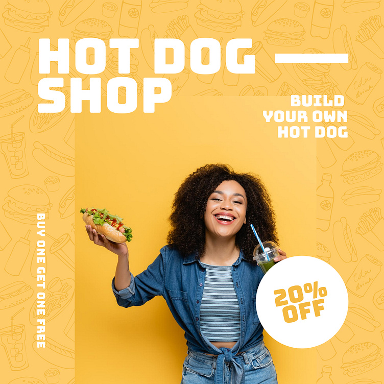 hot-dog-shop-card-by-yevhen-dotsenko-on-dribbble