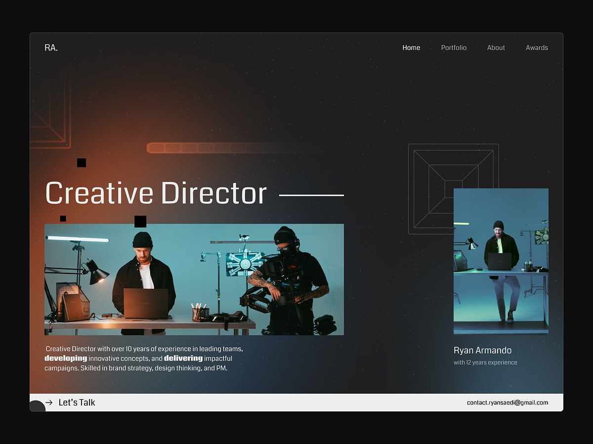 Creative Director Portfolio by Ryan Saedi for Echo on Dribbble