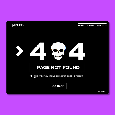 Daily UI #008 - 404 Page Design dailyui design ui