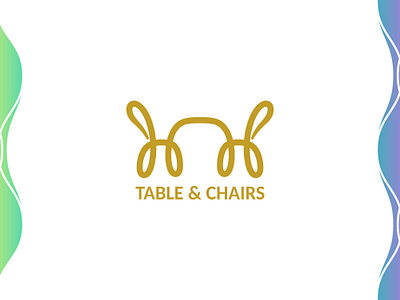 Furniture Logo appliance brand design brand designer chair funiture gold golden household line lines logo design logo designer logo for sale logo idea logo inspiration logomark logotype monoline table zzoe iggi