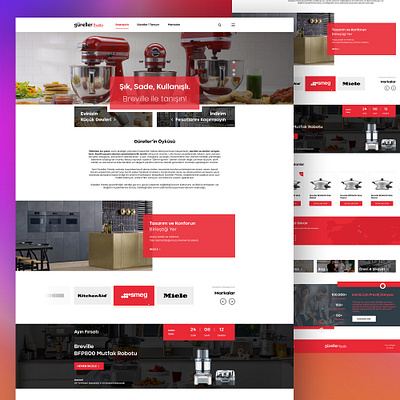 Gureller Prestij: Website branding creative design graphic design ui ux visualizing web website