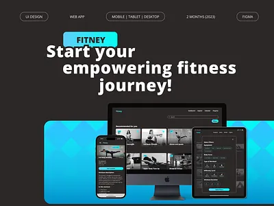 Fitney | UI Design app design fitness product design ui ui design