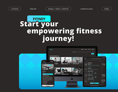 Fitney | UI Design app design fitness product design ui ui design