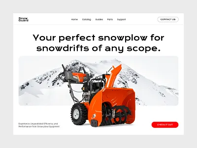 E-commerce Website catalog ecommerce store home page landing page market online shopping product design snowplow uxui web development website design