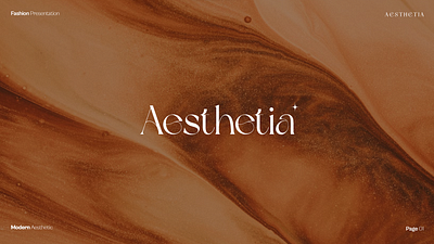 Aesthetia Pitch Deck Design pitch presentation
