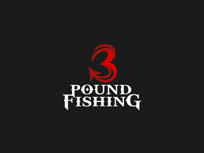 3 Pound Fishing Logo Animation aftereffects animation design logo motiongraphics
