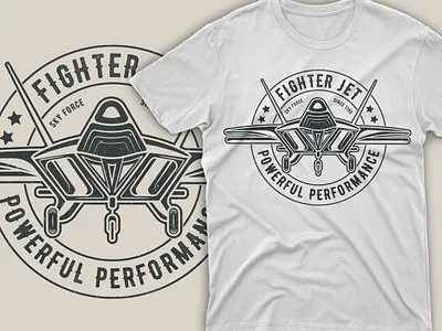 Graphic T-Shirt Design clothing design flight illustration jet t shirt t shirt design typography tshirt design typography