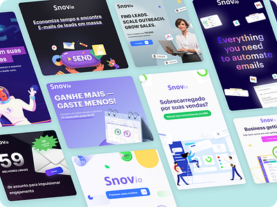 ⚡️ Creatives for Instagram advertising 2023 banners branding business creative design graphic design illustration instagram landing logo socials ui ux vector