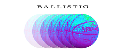 BALLISTIC adobe basketball branding fyp graphic design illustrator logo photoshop