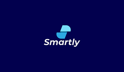 Smartly notes app logo design app blue brand design brand identity branding design egypt logo notes app smart visual identity