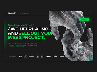 ShadowLabs - Rebrand agency brand identity branding graphic design marketing agency rebrand webdesign