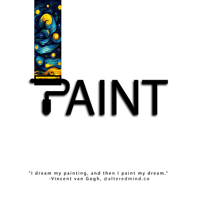 Paint - @alteredmind.co art branding graphic design illustration logo