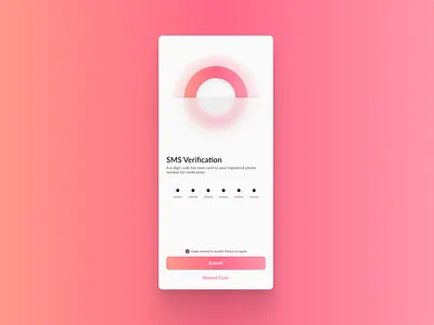 Daily UI - 028 code error code ui dailyui mobile app mobile ui verification verification code verification error verification ui