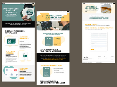 tectic - Website agency booking color concept design main page marketing minimal ticket trend typo ui ui design ux web website