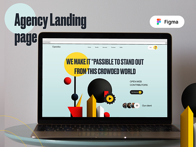 Digital Agency Landing Page UI Design agency agency landing page agency website ui design digital agency digital agency landing page digital agency website digital agency website ui home page landing page landing page design landing page ui ui uiux ux web design website website design website ui design