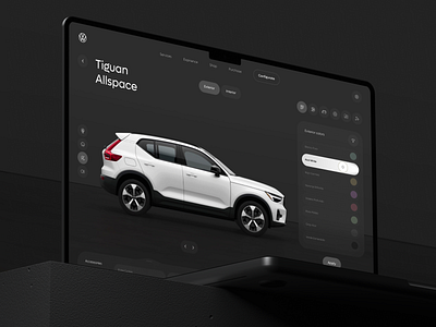 Volkswagen Configurator – Сar Customiser app application auto automobile automotive car cars configuration configurator design drive electricity software transport truck ui uxdesign vehicle web