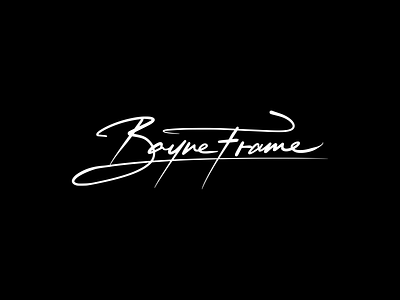 Bayne Frame Logo Animation aftereffects animation design logo motiongraphics
