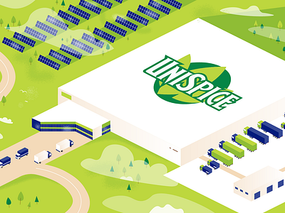 Unispice Illustration 4 adobe illustrator farm illustration isometric smart farm vector