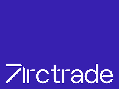 Arctrade logo sketch arc arctrade bend blue design economy electric electricity logo logotype modern moving sharing symbol thin type typeface weather blue