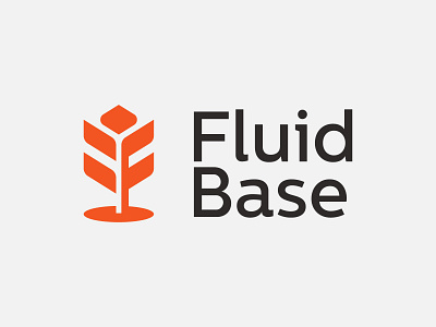 Fluid Base b brand branding concept data f graphic identity letter logo logo design minimalist modern monogram simple system tech technology tree type