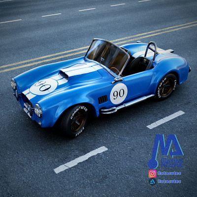 Shelby Cobra 3D model car 3d 3d model 3d modelling car shelby