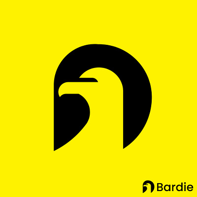 Birdie bird black brand brand design brand identity branding branding design design eagle graphic design illustration logo minimalist yellow