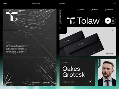 Tolaw Legal Branding agency brand brand guidelines brand identity brand sign branding business design halo halo lab identity logo logo design logotype marketing packaging smm startup visual identity