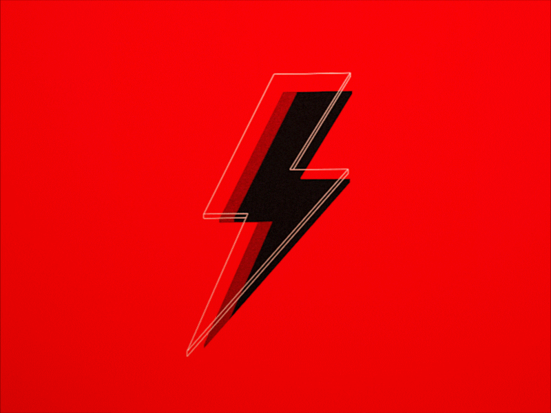 Lightning | Bråk rock music festival animation branding festival graphic design halftone lightining loud motion design music norway norwegian rock