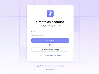 Sign up page 🗝️ app button create account dailyui disco form grid input manou onboarding product sign up signup trend ui user ux