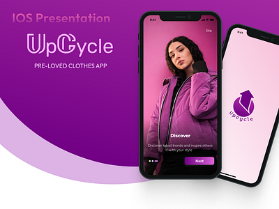 IOS Presentation- Upcycle (preloved clothes app) branding clothingapp design illustration interfacedesign iosapp logo mobileapp mobileappdesign mobileinterface prelovedclothes shoppingapp ui uidesign uiux uiuxdesign upcycle userinterface userresearch