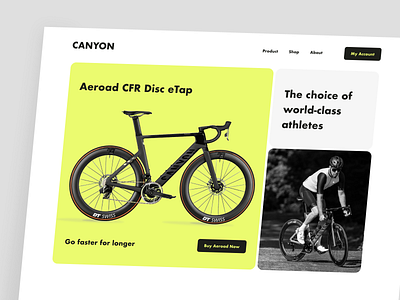 Bicycle Online Store 🚴 bicycle branding design graphic design landing landing page logo typography ui ui ux website