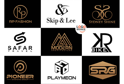 Monogram Elegant Logo Design branding design graphic design illustration logo monogram logo typography vector